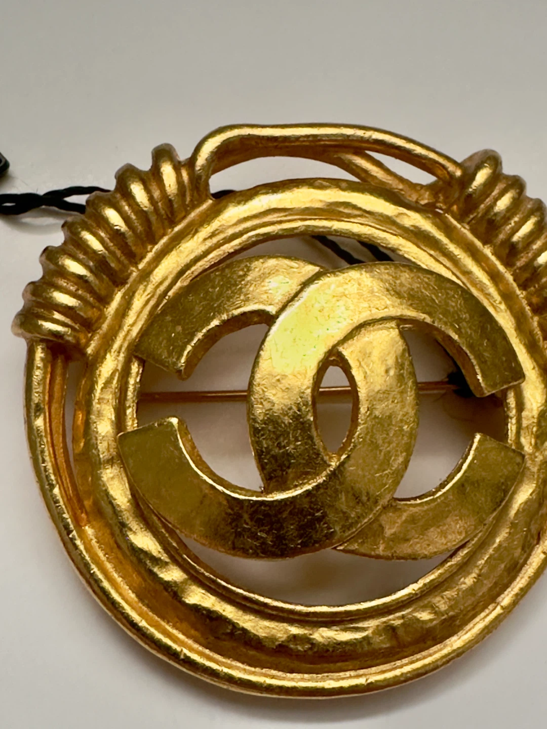 Vintage Chanel CC Logo Brooch - photo 3