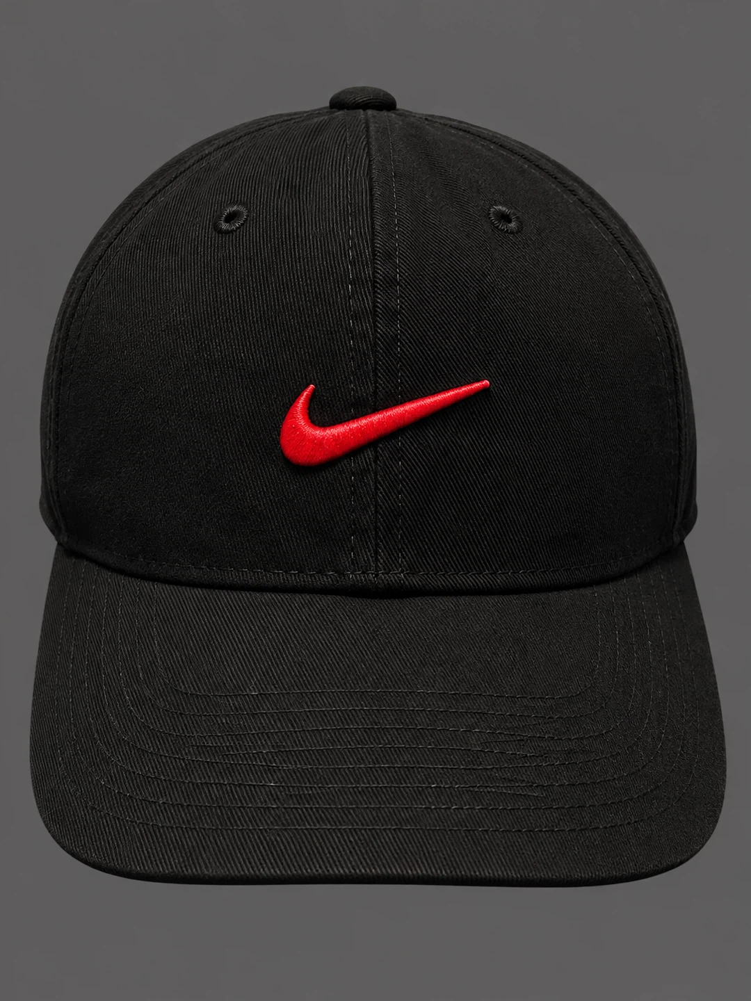 Nike Swoosh Baseball Cap Black/Red