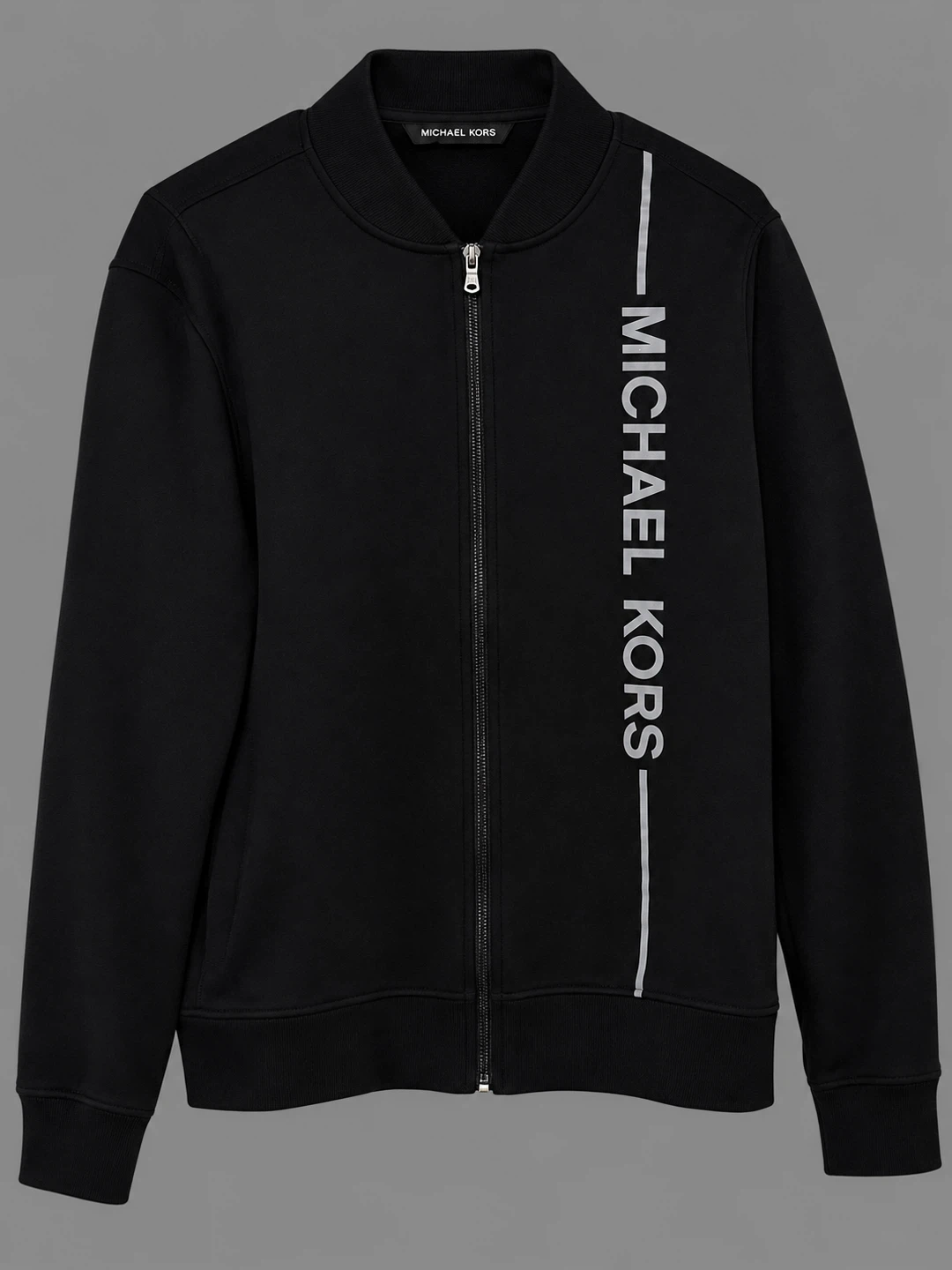 Michael Kors Black Zip-Up sweater