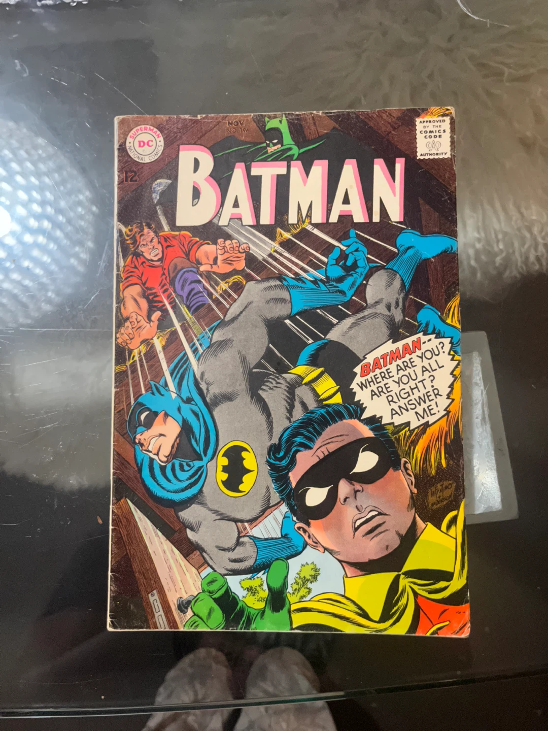 Vintage 1967 Batman Comic Book