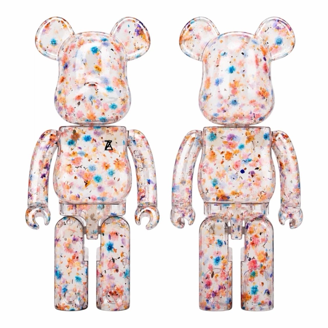 AUTHENTIC 1000% BEARBRICK X ANREALAGE (CLEAR) WITH BOX