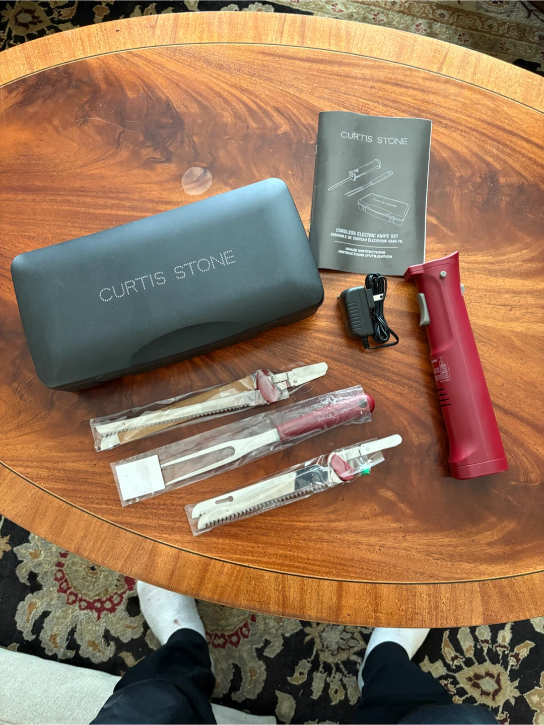 Curtis Stone professional electric knife set