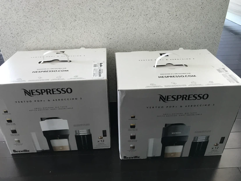 Nespresso Vertuo Pop+ & Aeroccino 3 - $150 each