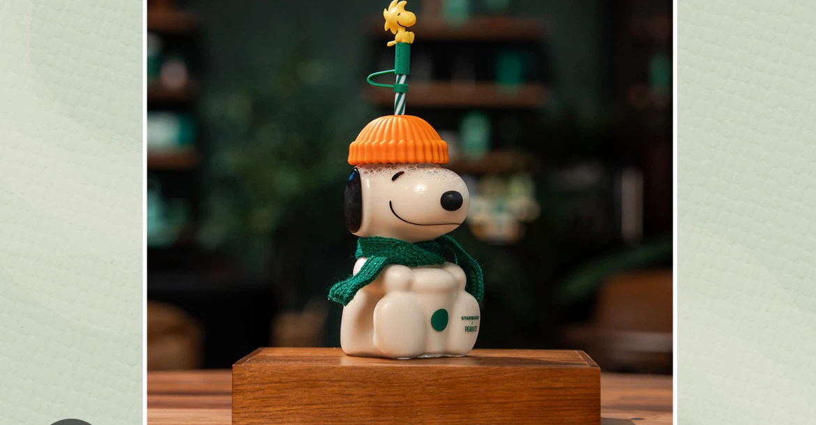 Starbucks x Peanuts Woodstock Glass Cold Cup - photo 2