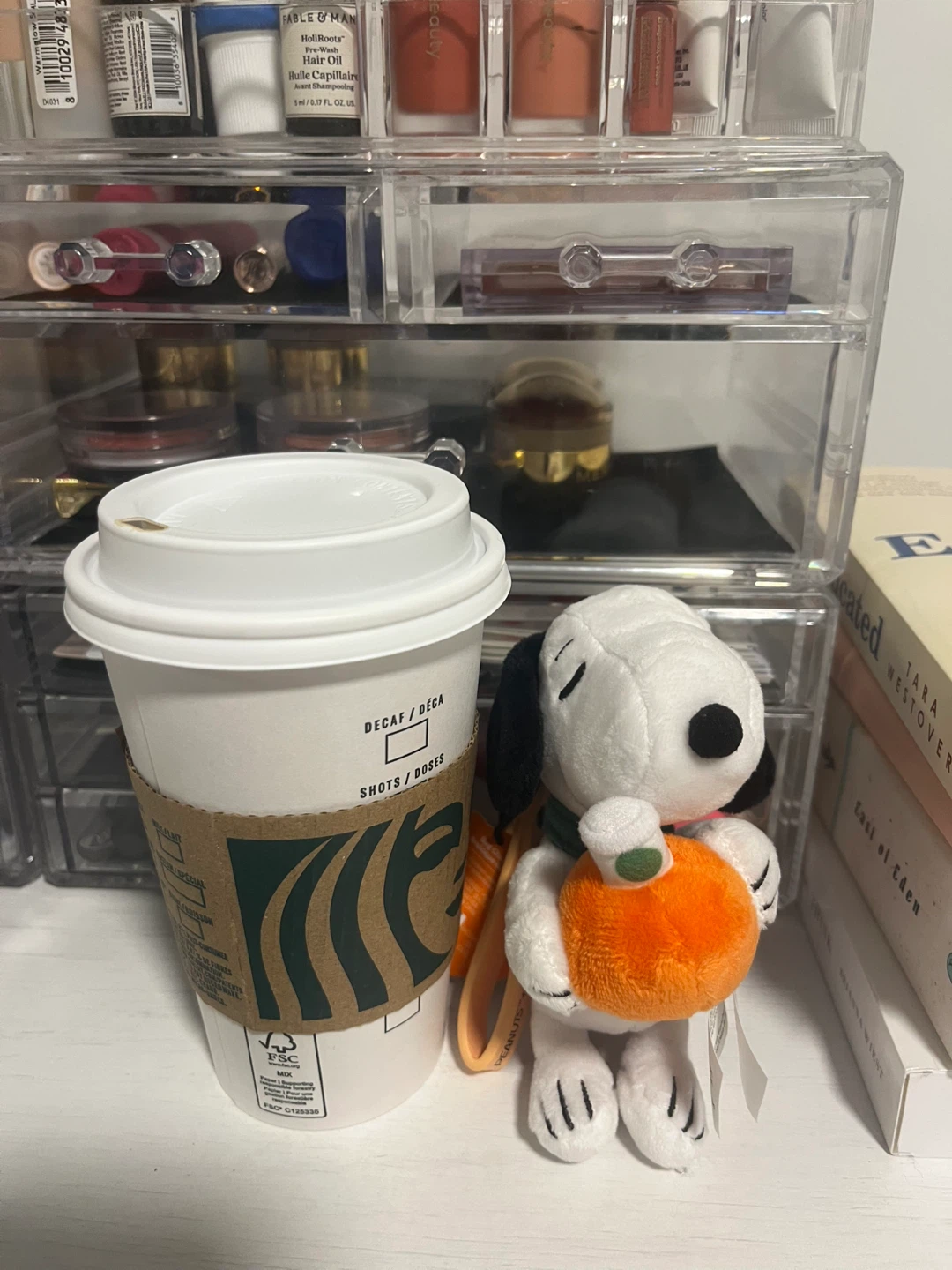 Peanuts Snoopy Plush Toy with Orange