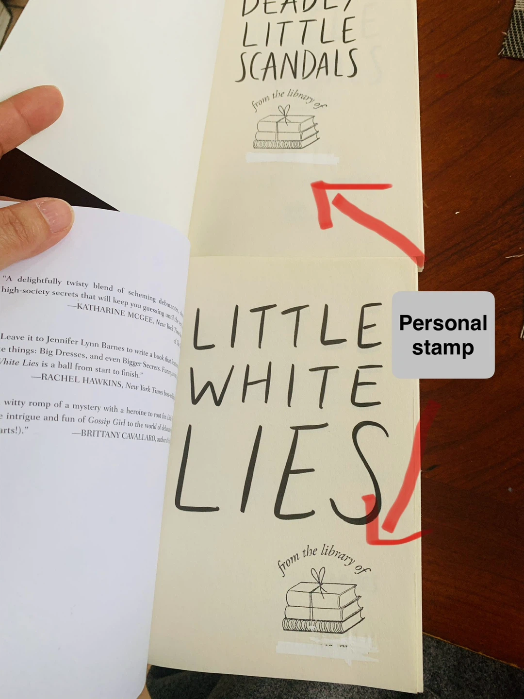 Paperback Deadly Little Scandals / Little White Lies - photo 5