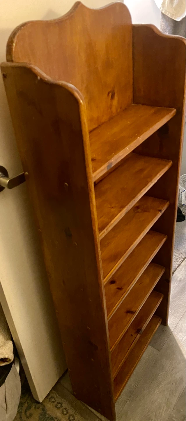 Solid Wood Display Shelving Unit - photo 2