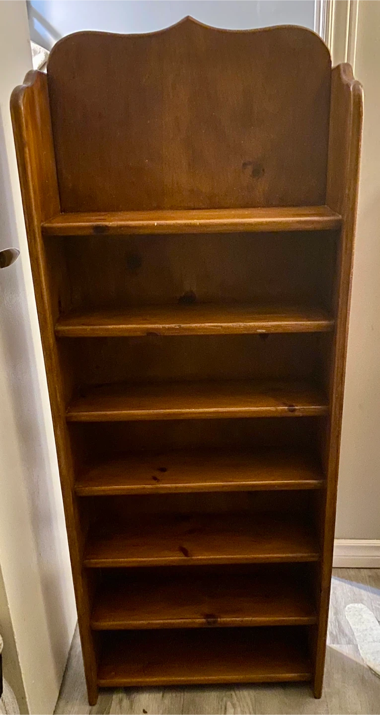 Solid Wood Display Shelving Unit - photo 4