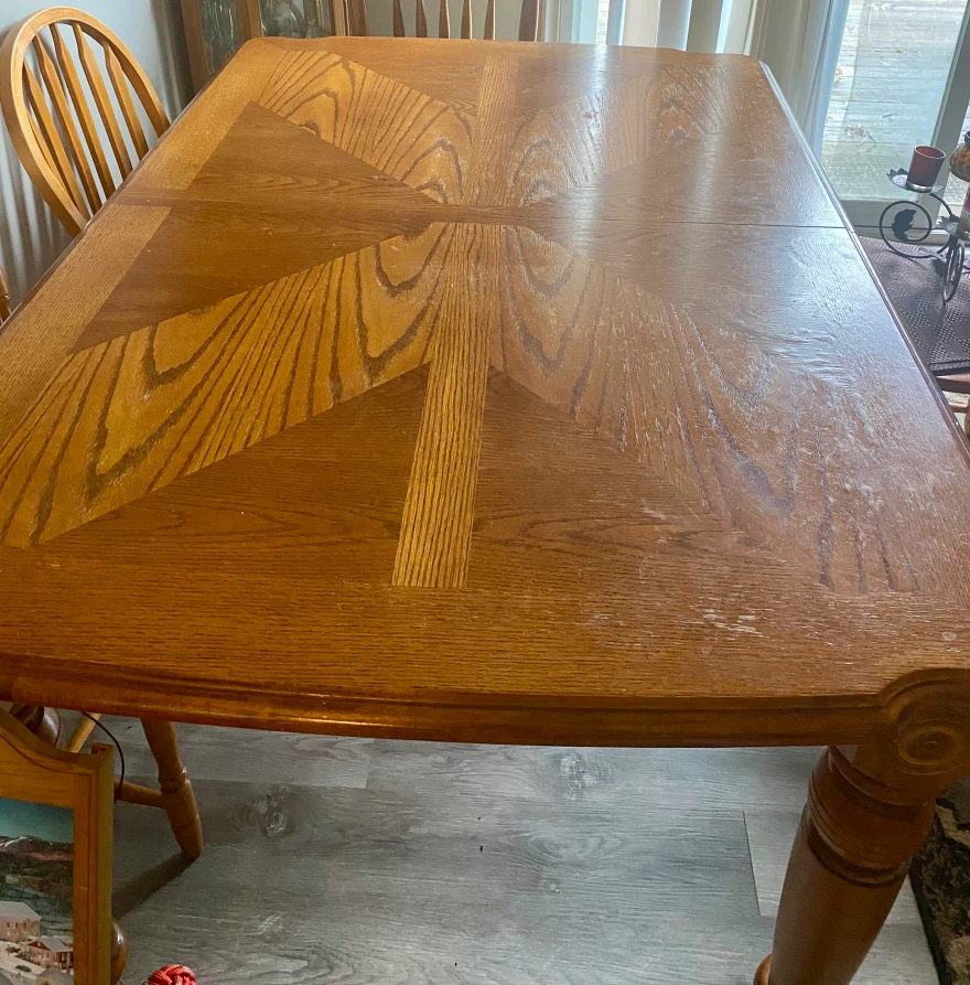 Solid Oak Dining Table