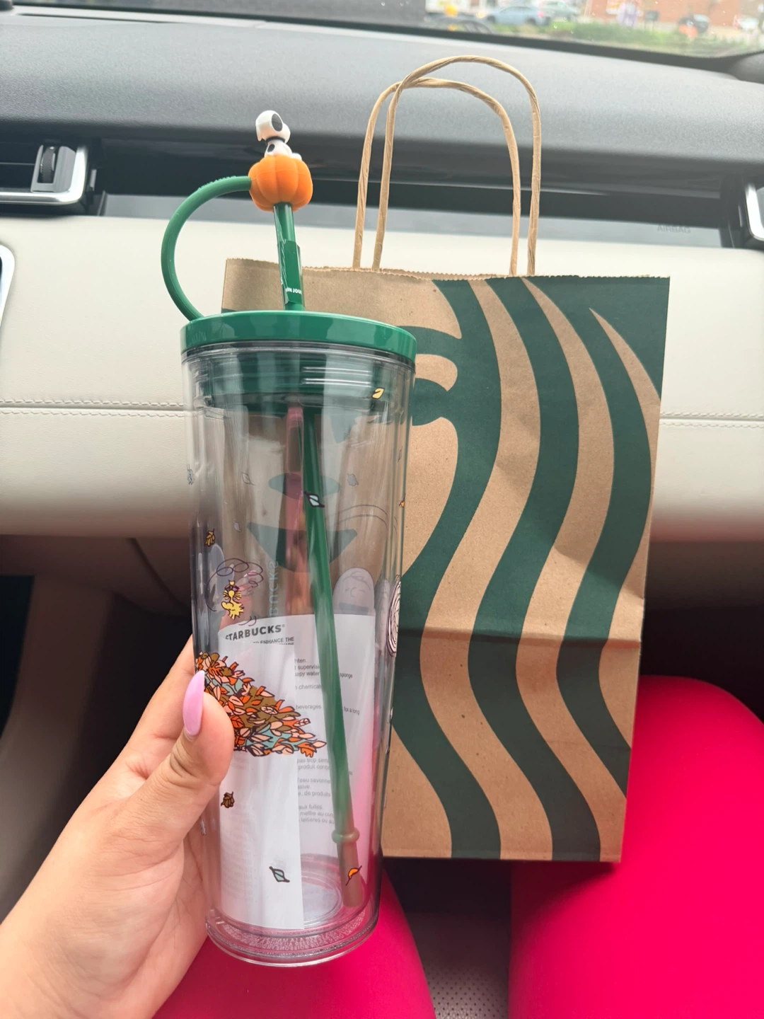 Starbucks Peanuts Charlie Brown Cold Cup