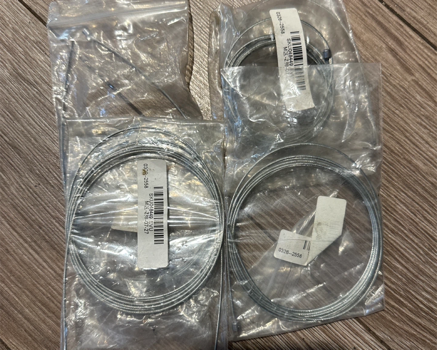 Set of 4 Replacement Bike Cables