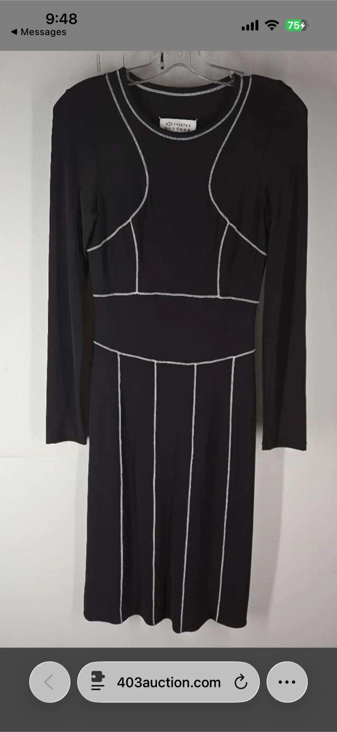 Maison Margiela Contrast Stitch Dress - photo 2