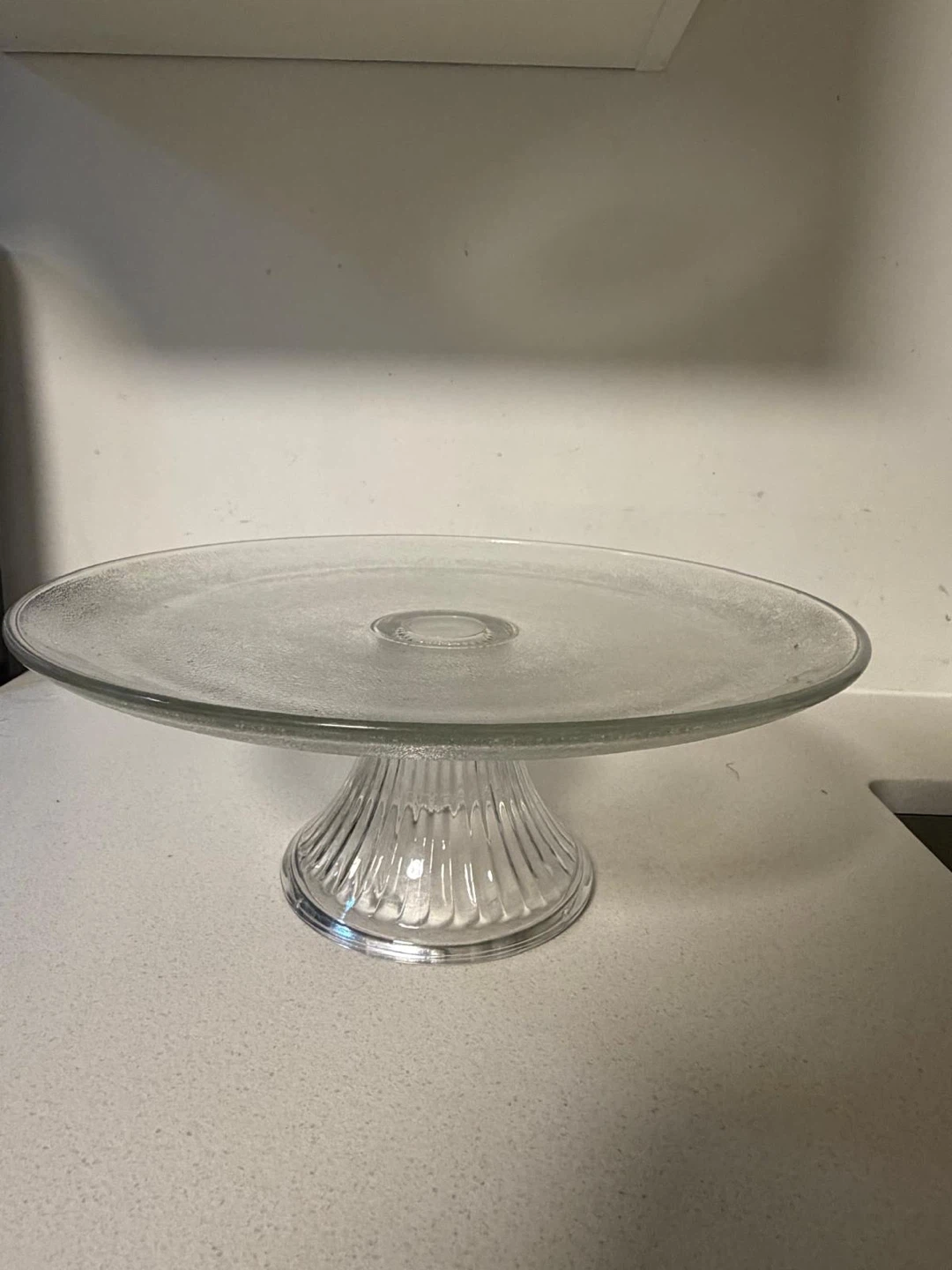 Elegant Glass Cake Stand with Large Glass Dome Cover - photo 2