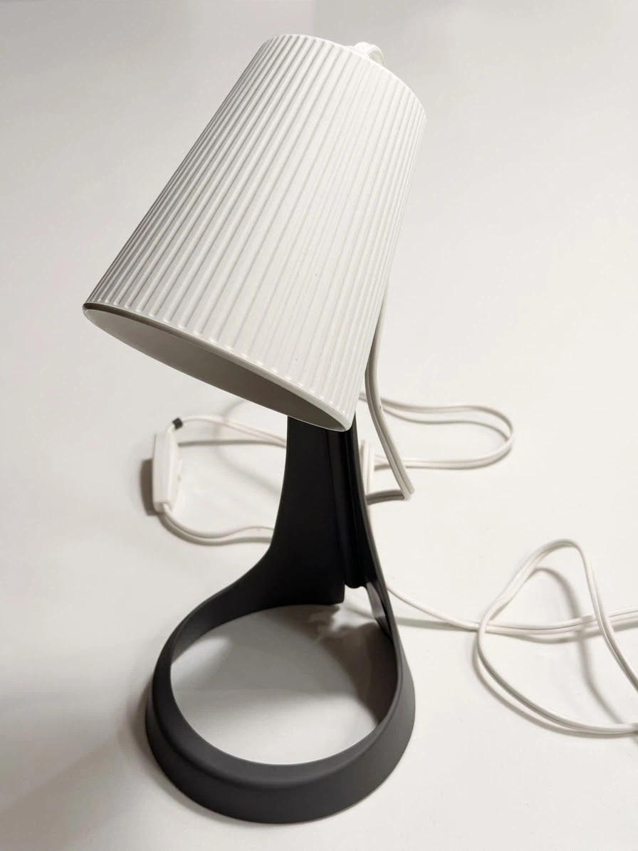 IKEA Modern White and Black Desk Lamp