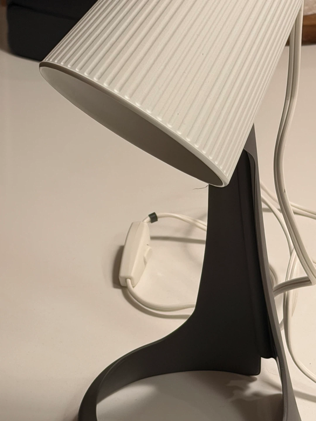IKEA Modern White and Black Desk Lamp - photo 2