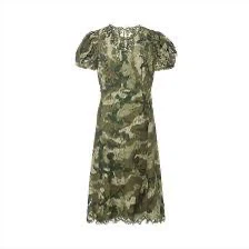 Valentino lace floral camouflage dress