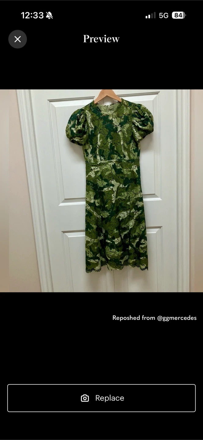 Valentino lace floral camouflage dress - photo 2