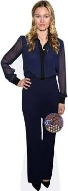 Diane Von Furstenberg Navy Blue Long Sleeve Silk Jumpsuit - photo 3