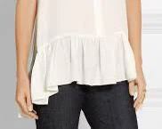 Diane Von Furstenberg Sleeveless Ruffle Blouse - photo 3