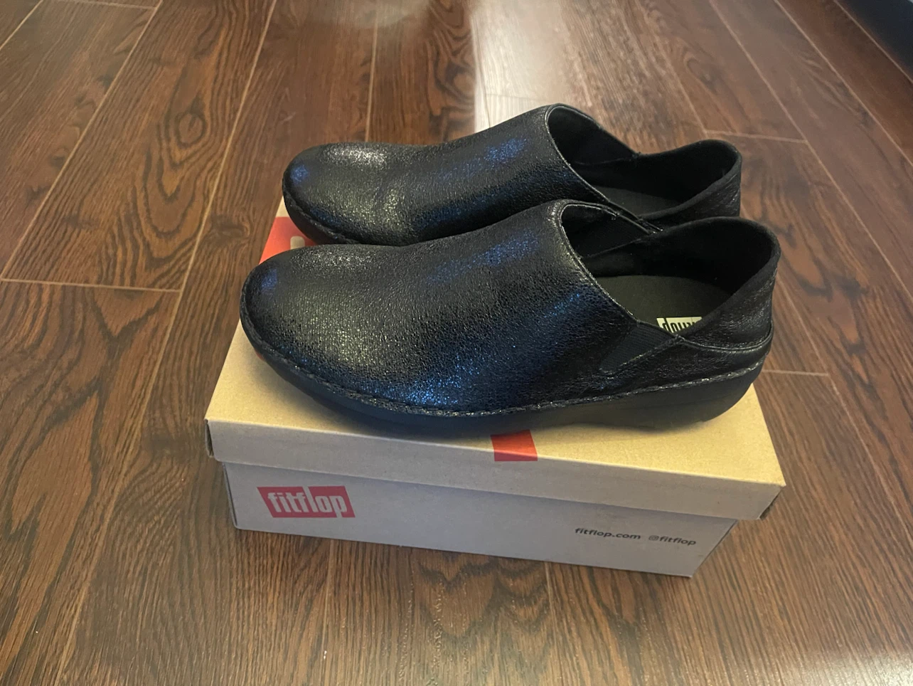 New-FitFlop Superloafer Glitzy Shoes - Black Size 7 - photo 4