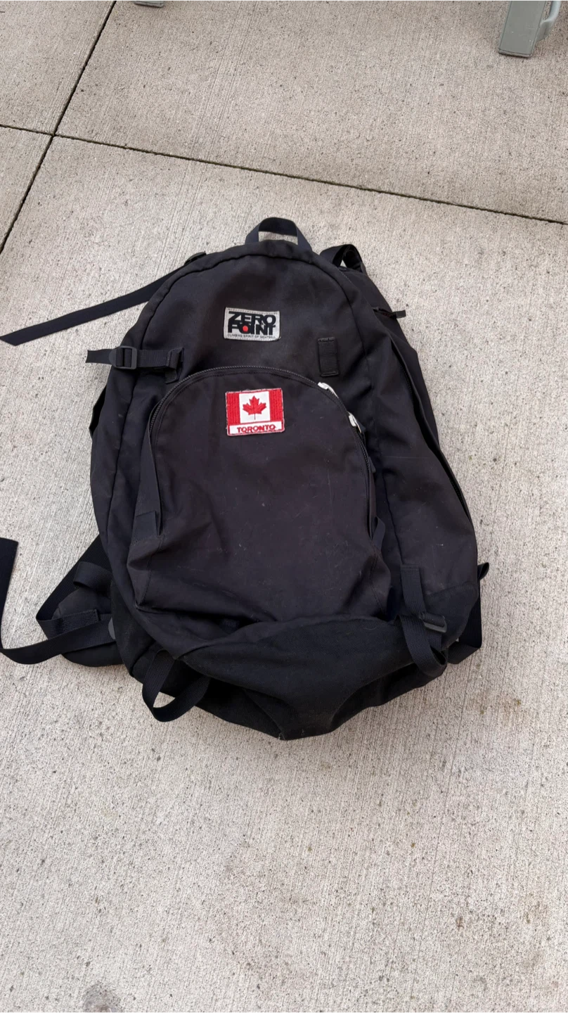 Zero Point Black Backpack
