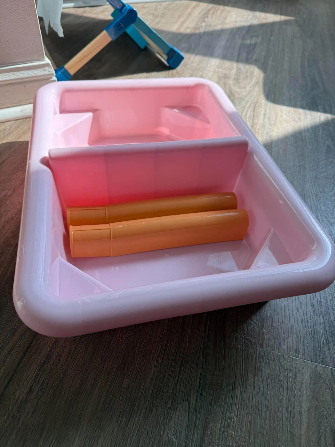Pink Plastic Sensory Play Tray
