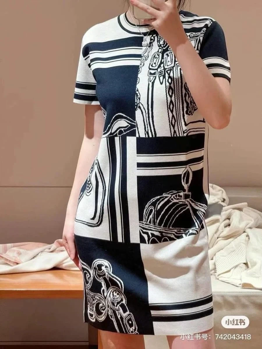Gucci GG Logo Knit Dress