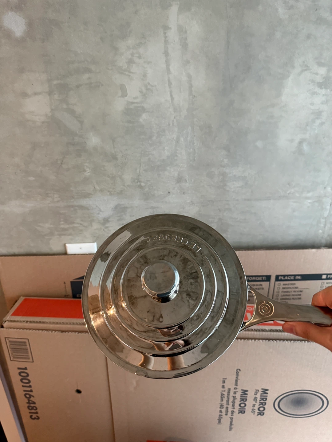 Last day Le Creuset Stainless Steel chefs pan