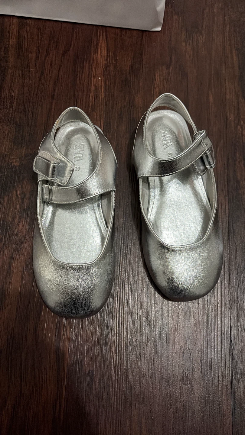 Kids Zara Silver Shoes