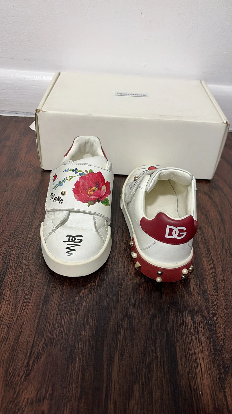 Dolce & Gabbana Floral Sneakers Size 29 - photo 2