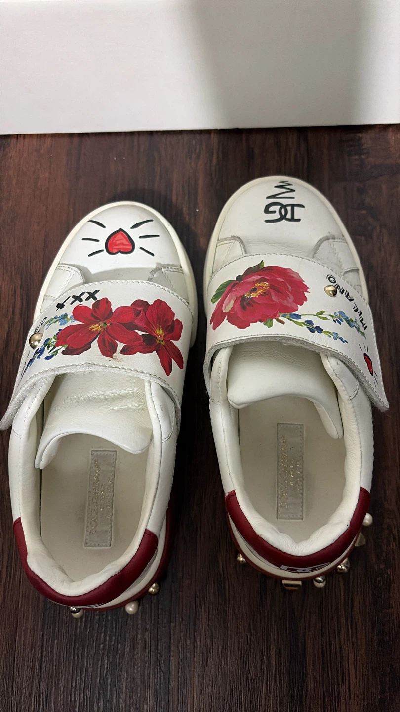 Dolce & Gabbana Floral Sneakers Size 29 - photo 4