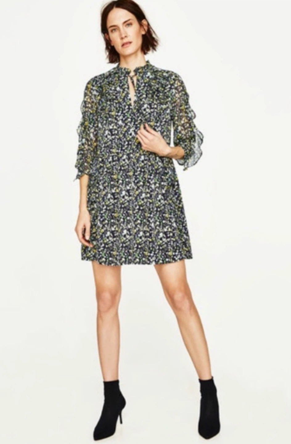 Zara Basic Collection Floral Dress