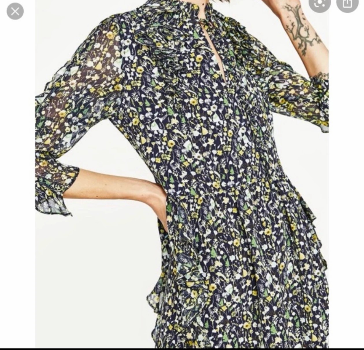 Zara Basic Collection Floral Dress - photo 2