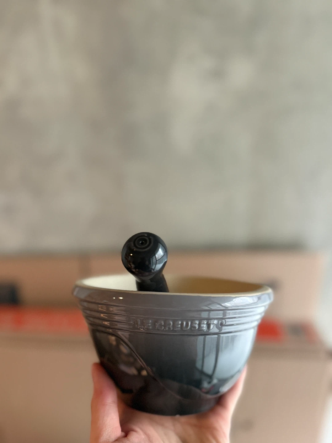 Last day Le Creuset Stoneware Mortar and Pestle