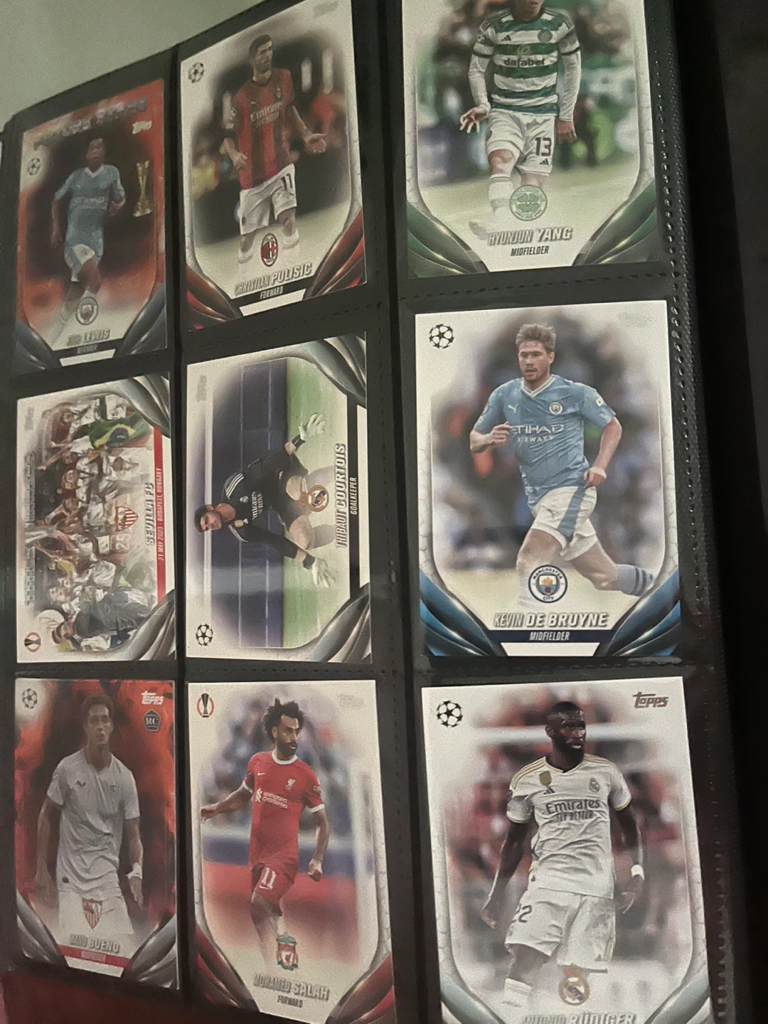 Assorted Hockey and Soccer Trading Card Collection