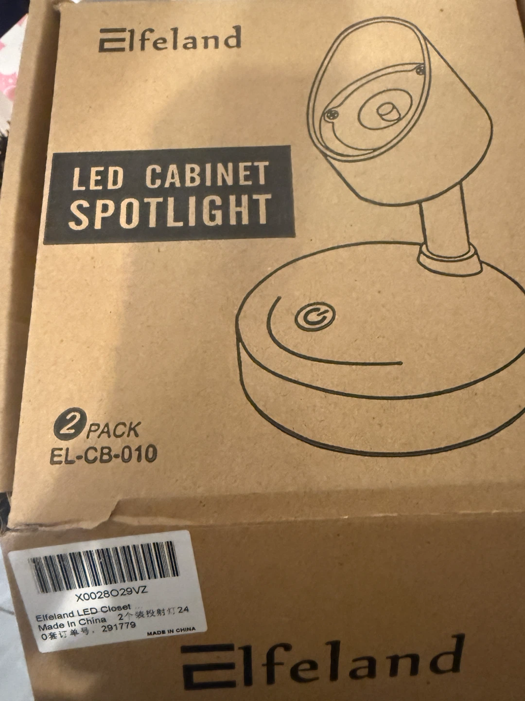 Elfeland LED Cabinet Spotlight 2-Pack