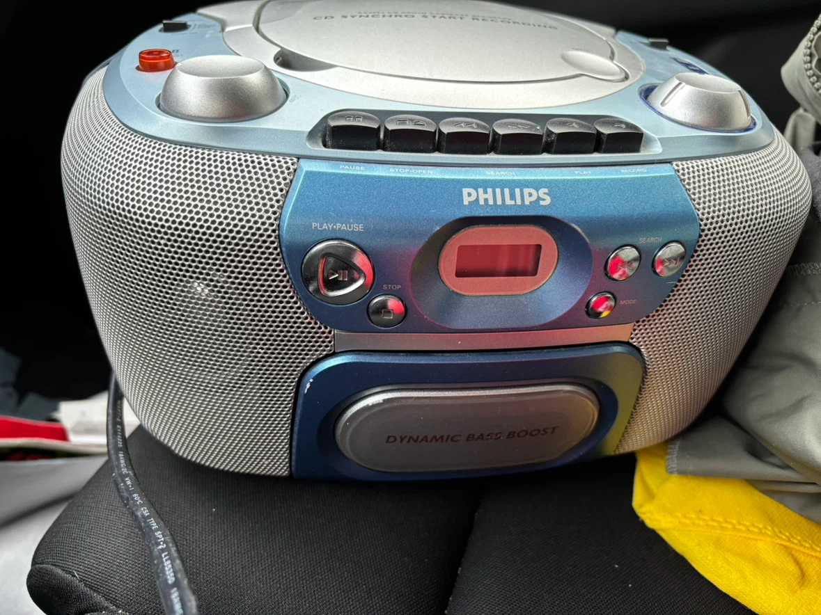 Philips AZ8084 CD Radio Cassette Recorder