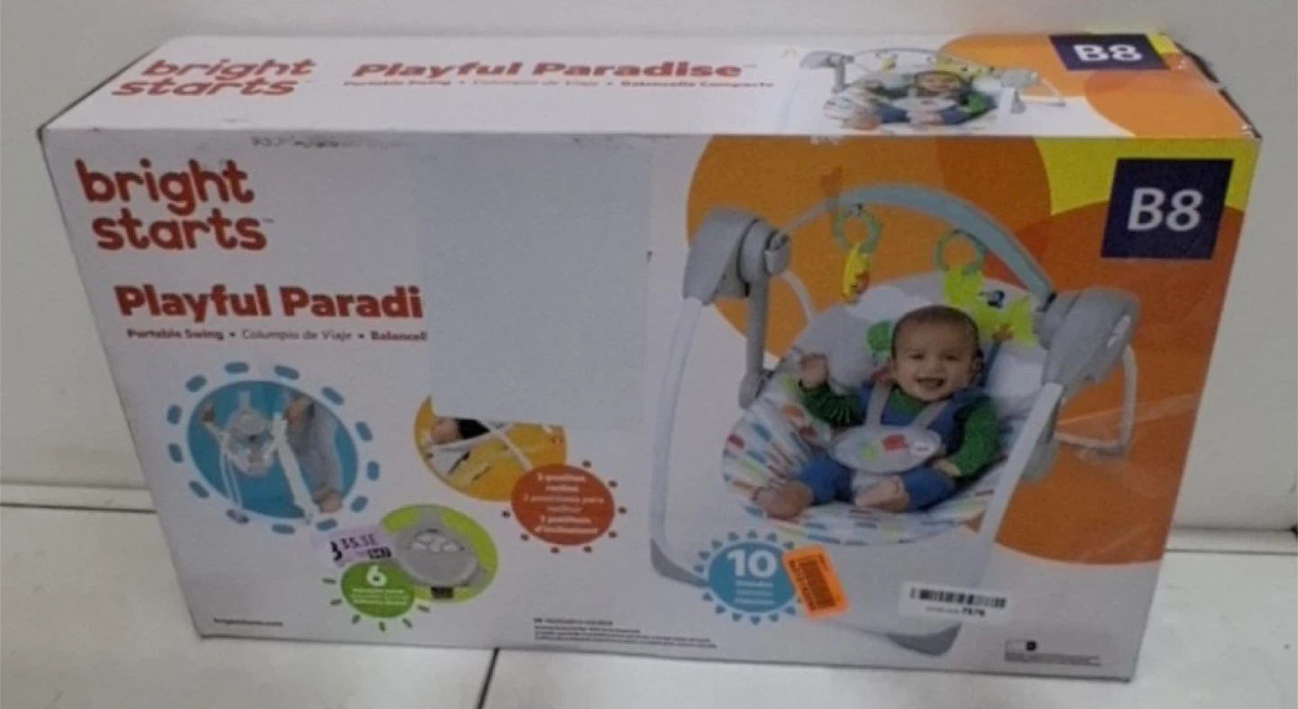 Bright Starts Playful Paradise Portable Baby Swing - photo 3