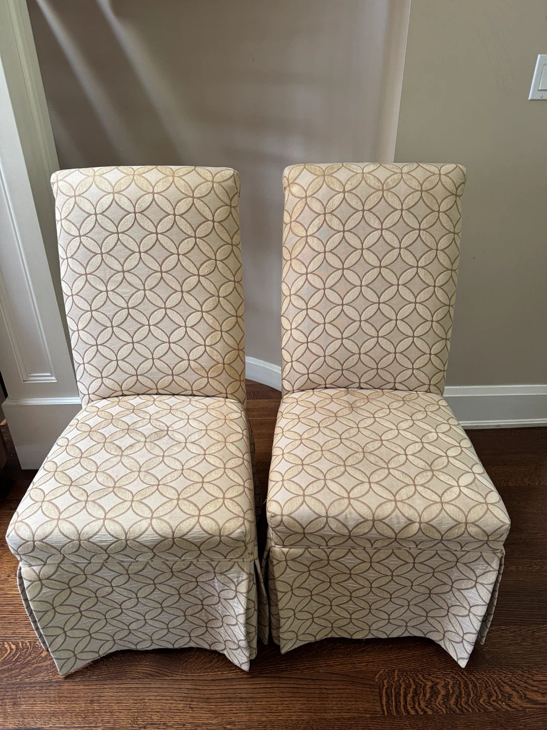 Set of 2 Upholstered Dining Chairs