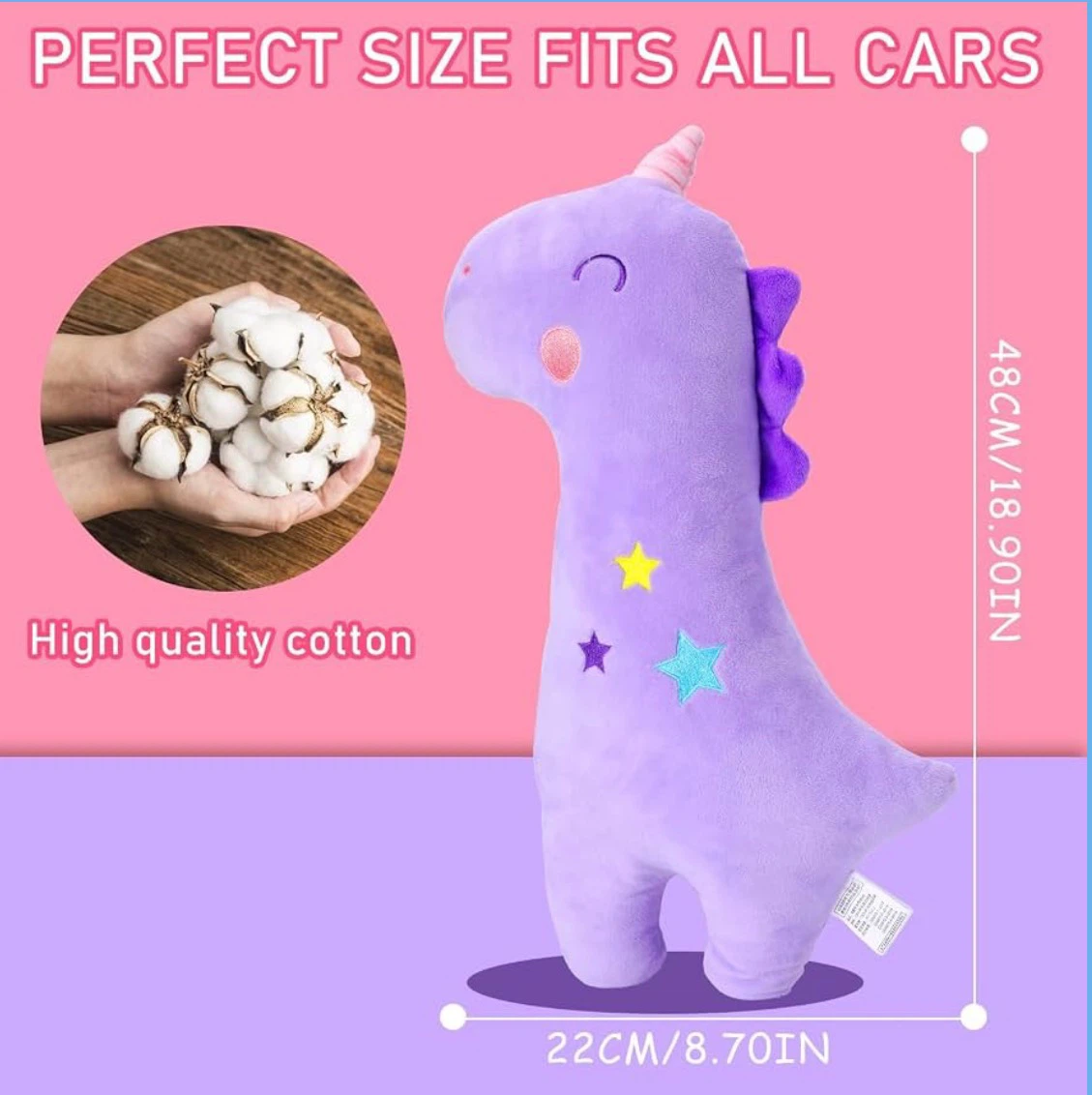 Unicorn Car Seat Belt Pillow - photo 3