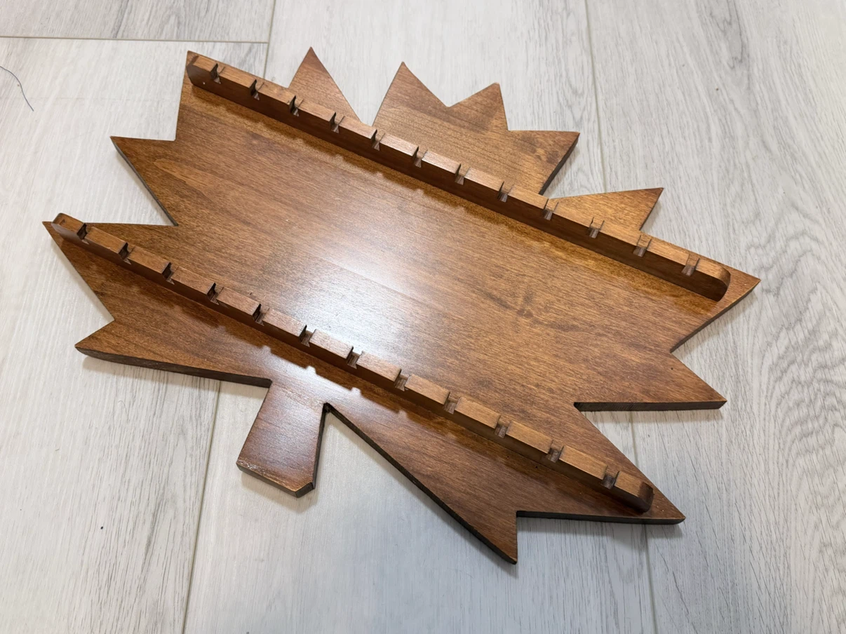 Wooden Maple Leaf Display Rack - photo 2