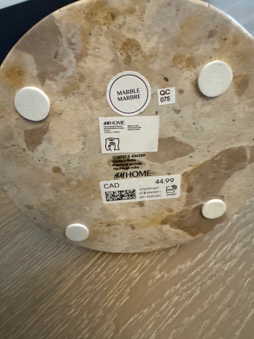 Marble Paper Towel Holder - photo 3