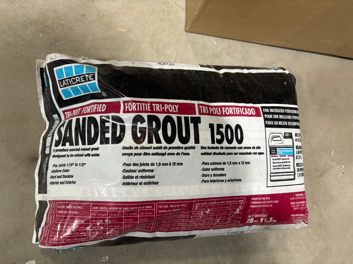 LATICRETE 1500 Sanded Grout 25 lb Bag (Mocha)