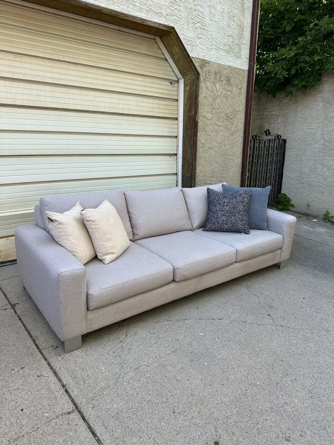 Urban Barn Tribeca Sofa – Light Grey – Made in Canada - photo 2