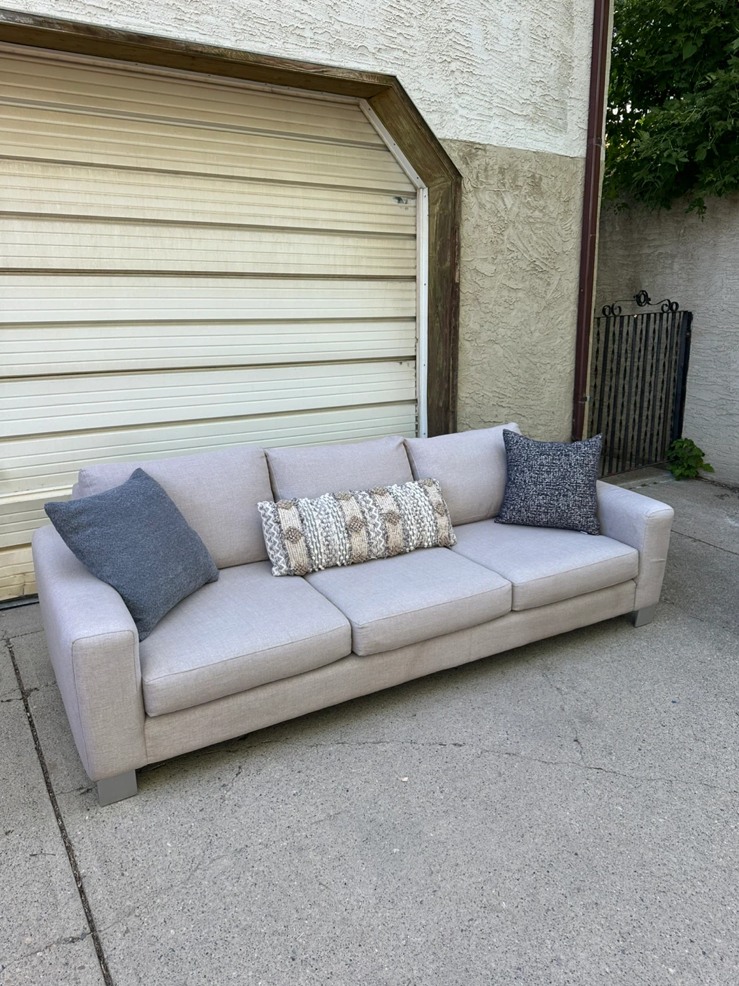 Urban Barn Tribeca Sofa – Light Grey – Made in Canada - photo 4