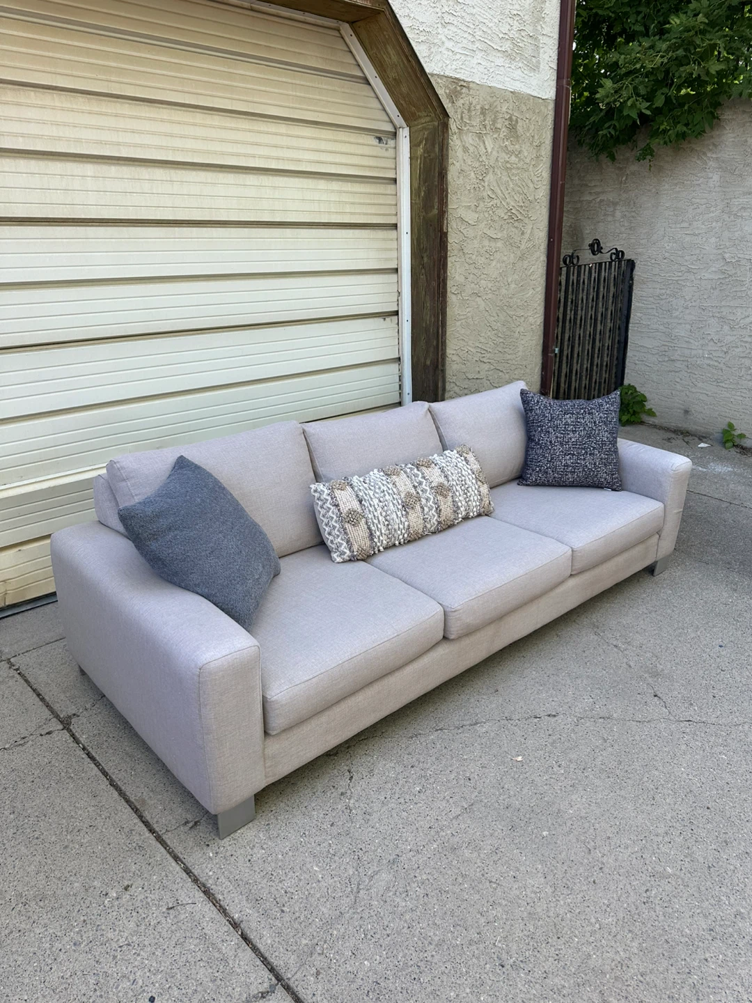 Urban Barn Tribeca Sofa – Light Grey – Made in Canada - photo 5