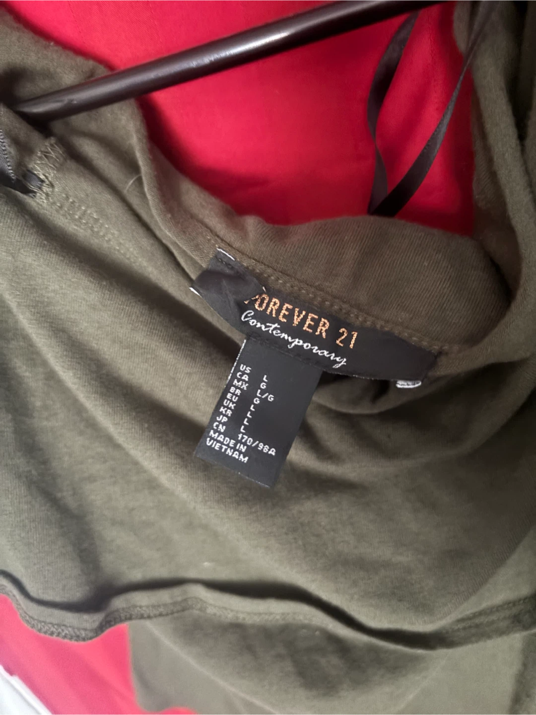 Forever 21 Olive Green Off-Shoulder Bodysuit - photo 2