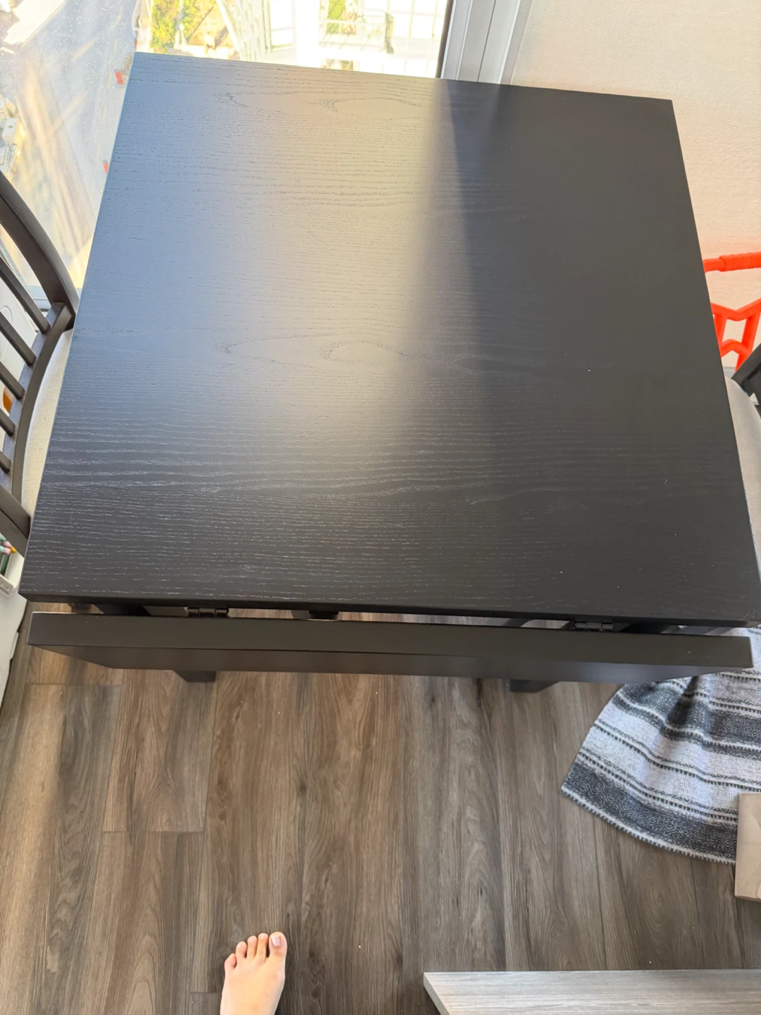 Ikea Foldable Dining Table with Two Chairs - photo 5