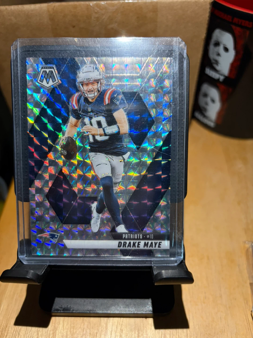 2025 Panini Silver Mosaic Drake Maye Card