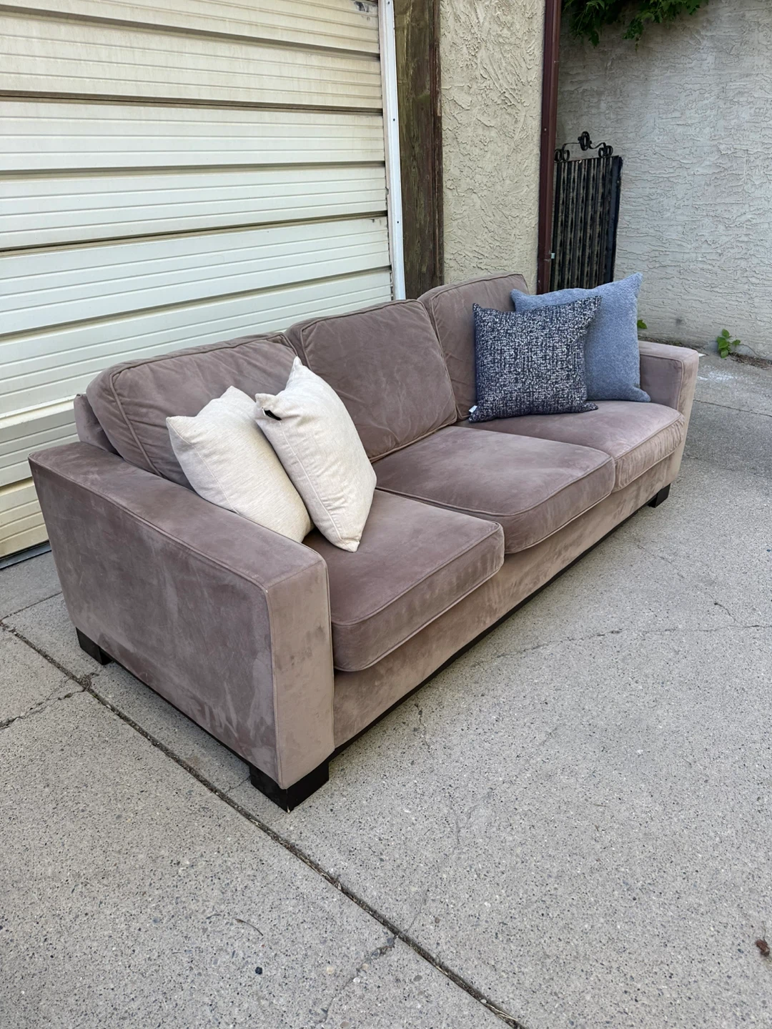 Made in Canada 3-Seat Sofa – Soft Taupe Fabric - photo 2